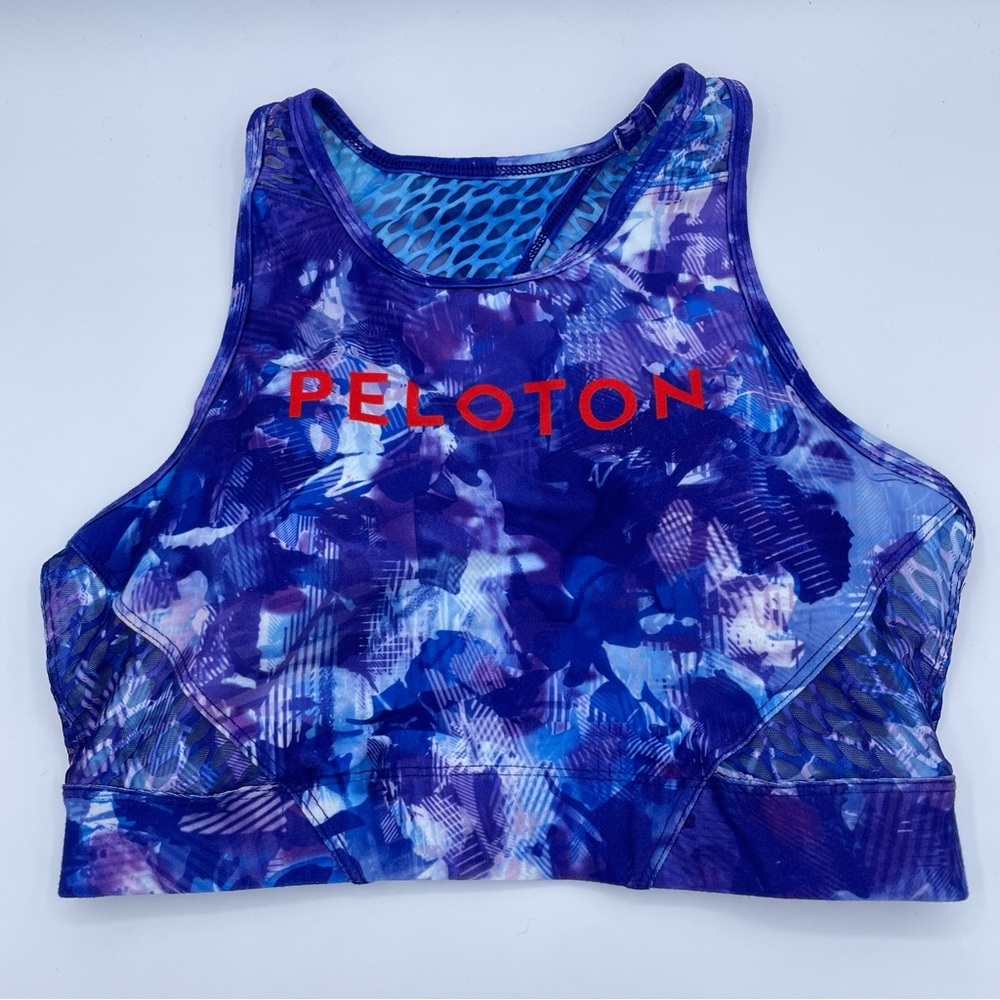 Peloton x WITH Bra Small Purple/Blue